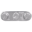 GEN IV®/GEN 5® ProLine Upgrade 3-Knob Oval Horizontal Control Panel with Polished Face and Knobs