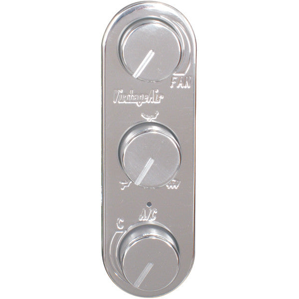 GEN IV®/GEN 5® ProLine Upgrade 3-Knob Oval Vertical Control Panel with Polished Face and Knobs