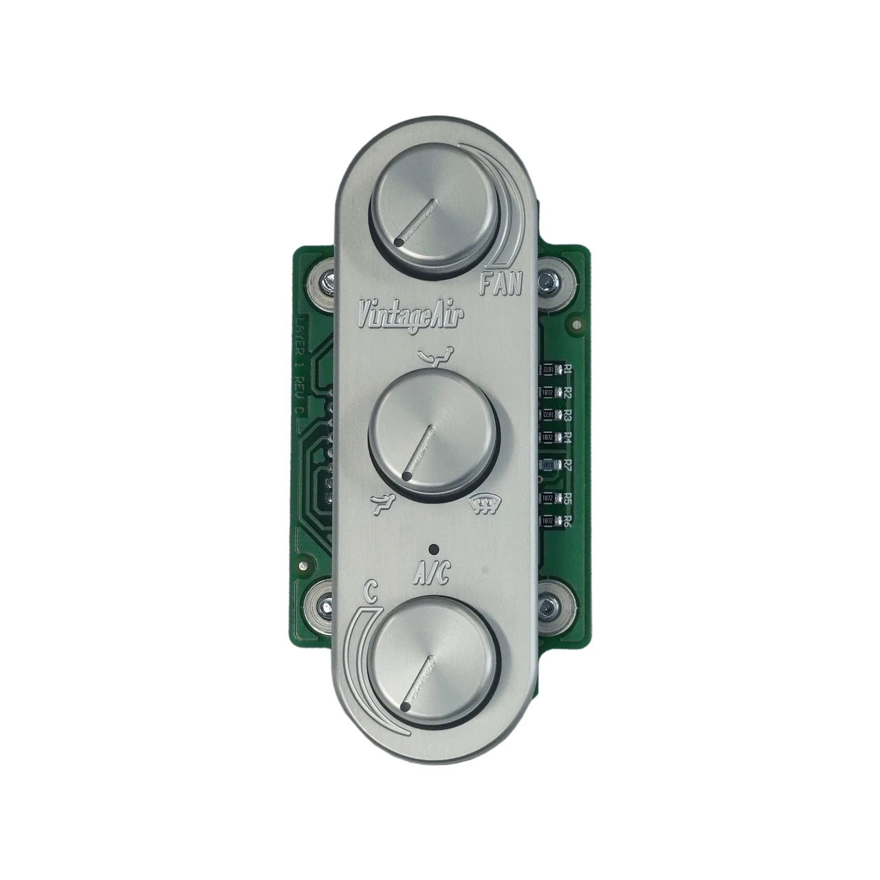 GEN IV®/GEN 5® Streamline Upgrade 3-Knob Oval Vertical Control Panel with Clear Anodized Face and Knobs