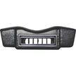 1933-34 Ford Under Dash Center Louver Panel  Black with Chrome Accents