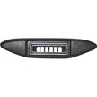 1935-36 Ford Under Dash Center Louver Pnl  Black w/ Chrome Accents