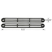 Defrost Duct Trim Pair  Paintable Molded Plastic