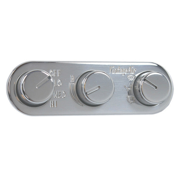 GEN II® ProLine Heater Control Panel - Polished Face and Knobs