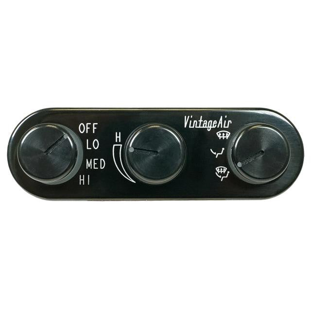 GEN II® ProLine Heater Control Panel - Black Anodized Face and Knobs