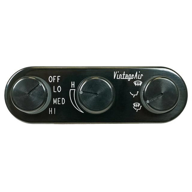 GEN II® ProLine Heater Control Panel - Black Anodized Face and Knobs