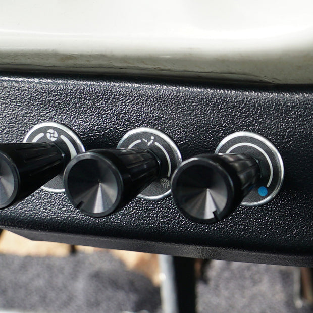 1961-66 Ford F-100 Louver Upgrade Kit with Bezels and Black OEM Controls