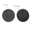 Standard Series Adjustable Double Vane Louver  All Black