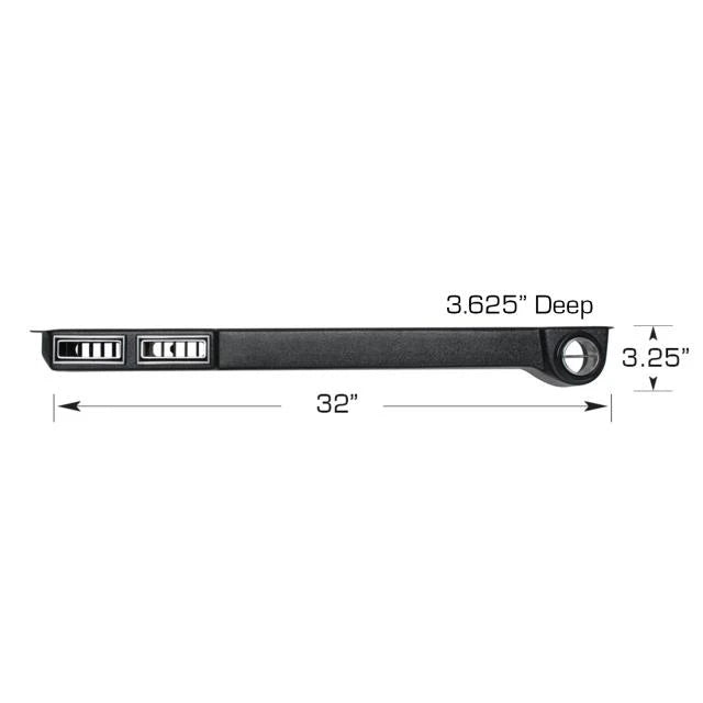 Universal Under Dash Louver Panel  2-Piece