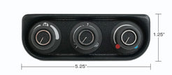 GEN IV®/GEN 5® 3-Knob Base Under-Dash Control Panel