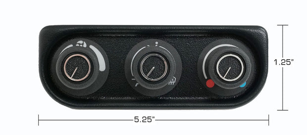GEN IV®/GEN 5® 3-Knob Base Under-Dash Control Panel