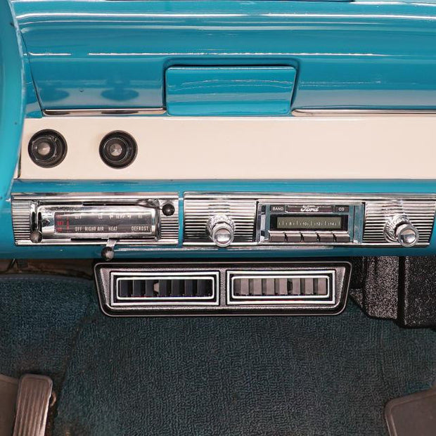Under Dash Slimline Dual Louver Bezel Kit