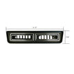 Under Dash Slimline Dual Louver Bezel Kit