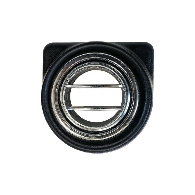 Under Dash Slimline Round Chrome Louver Bezel Kit
