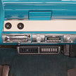 Under Dash Slimline Dual Black Louver Bezel Kit