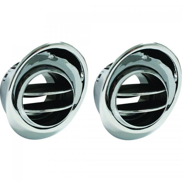 1966-67 Chevelle without Factory Air Outside Astro Vent Louvers (Pair)