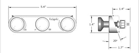 1967 Ford F-100 SureFit® Control Panel Kit