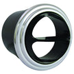 ProLine Saturn Planar Louver - Black Anodized with Polished Bezel