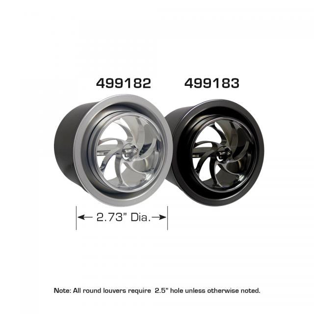 ProLine Twist Slyder Series Louver - Black Anodized