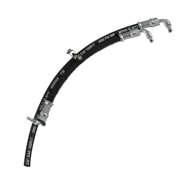 Borgeson - Power Steering Hose Kit - P/N: 925101 - 2 Piece OEM style rubber power steering hose kit. Connects GM power steering pump to a 1974-1978 Mustang rack & pinion.