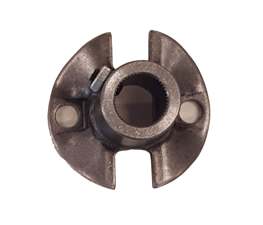 Borgeson - Steering Coupler - P/N: 384300 - OEM Style half rag joint steering coupler. Steering column flange side. Fits 1 in.-48 spline.