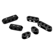 SMOOTHIE UNIVERSAL WIRE SEPARATOR KIT FOR 10.5mm PLUG WIRES, 2 EACH 2-PLACE, 3-PLACE, AND 4-PLACE SEPARATORS, BLACK