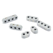 SMOOTHIE UNIVERSAL WIRE SEPARATOR KIT FOR 7-8mm PLUG WIRES, 2 EACH 2-PLACE, 3-PLACE, AND 4-PLACE SEPARATORS, GRAY