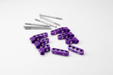 SMOOTHIE TOP MOUNT WIRE SEPARATOR KIT FOR 7-8mm PLUG WIRES, 2 2-PLACE, 2 3-PLACE, AND 4 4-PLACE SEPARATORS, PURPLE