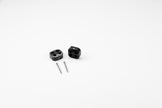 SMOOTHIE BOX CLUSTER WIRE SEPARATORS FOR 7-8mm PLUG WIRES, 2 4-PLACE BOX CLUSTER SEPARATORS, BLACK