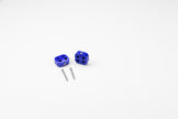 SMOOTHIE BOX CLUSTER WIRE SEPARATORS FOR 7-8mm PLUG WIRES, 2 4-PLACE BOX CLUSTER SEPARATORS, BLUE