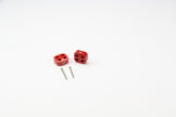 SMOOTHIE BOX CLUSTER WIRE SEPARATORS FOR 7-8mm PLUG WIRES, 2 4-PLACE BOX CLUSTER SEPARATORS, RED