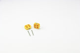 SMOOTHIE BOX CLUSTER WIRE SEPARATORS FOR 7-8mm PLUG WIRES, 2 4-PLACE BOX CLUSTER SEPARATORS, YELLOW