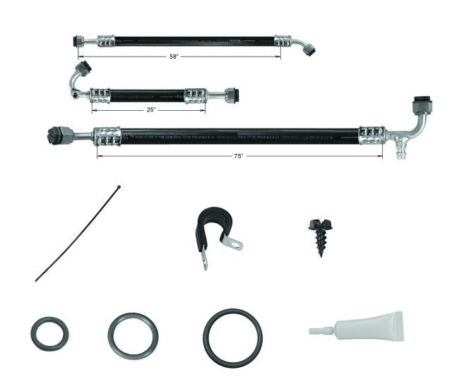 1980-86 Ford F-Series/Bronco 6-Cylinder SureFit® Reduced Barrier Standard Hose Kit