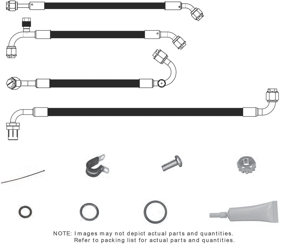 1967-72 Ford F-100 V8 SureFit® Reduced Barrier Standard Hose Kit
