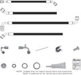 1967-72 Ford F-100 SureFit® Reduced Barrier Modified Hose Kit
