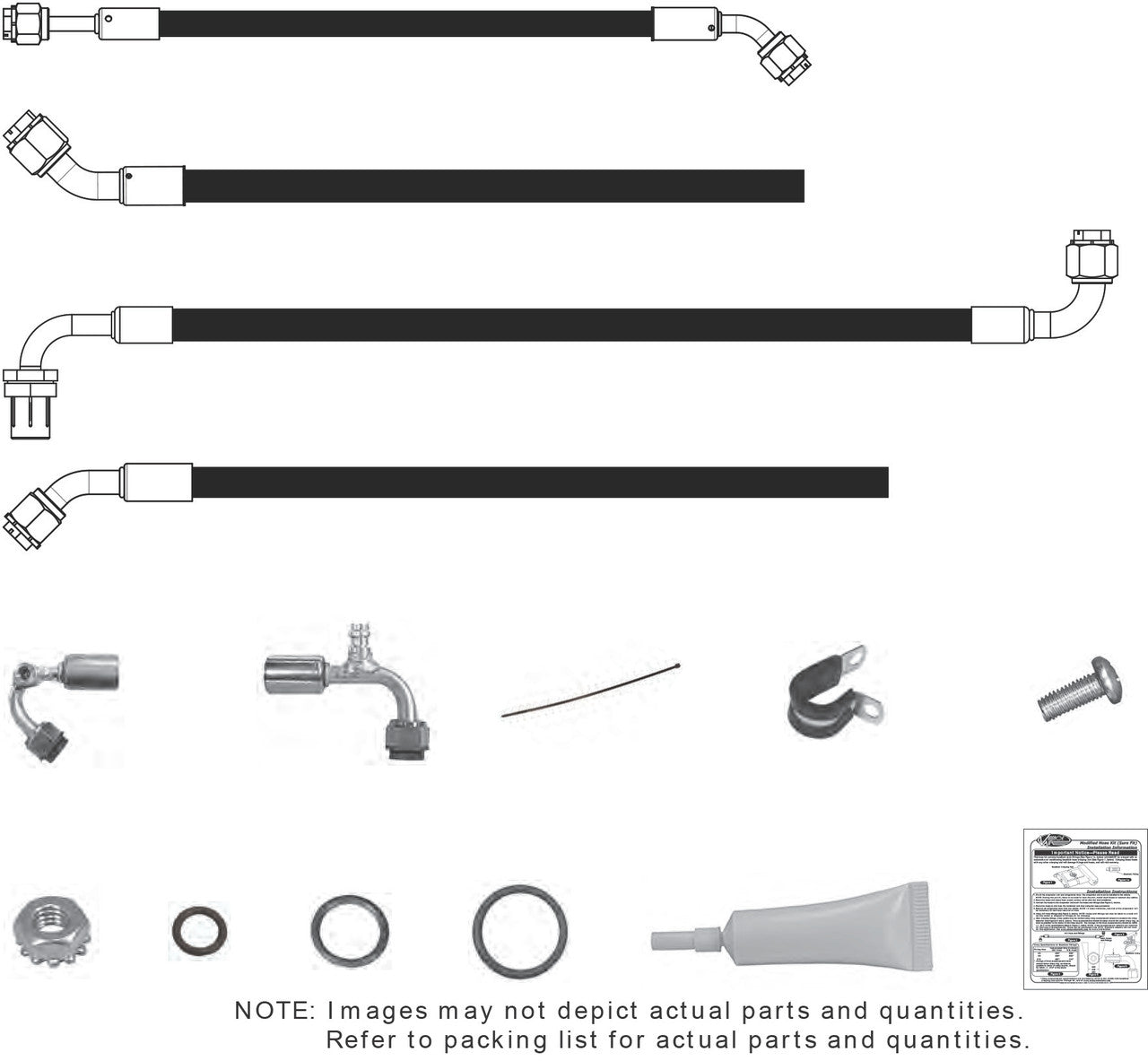 1967-72 Ford F-100 SureFit® Reduced Barrier Modified Hose Kit