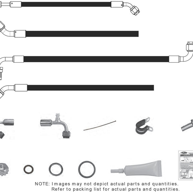 1967-72 Ford F-100 SureFit® Reduced Barrier Modified Hose Kit