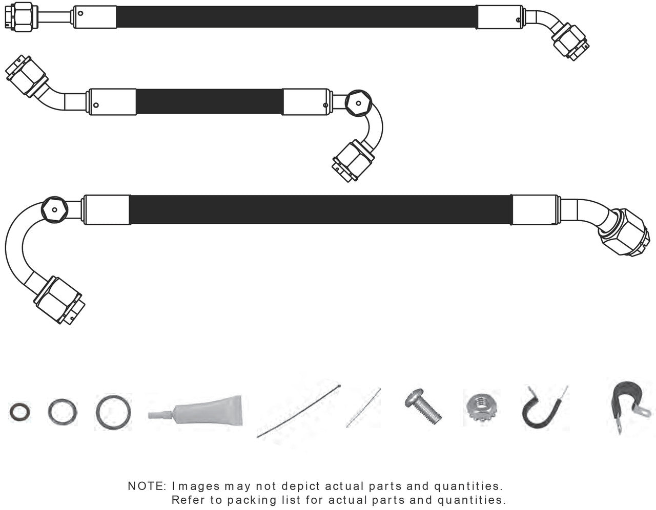 1963-64 Impala SureFit® Reduced Barrier Standard Hose Kit