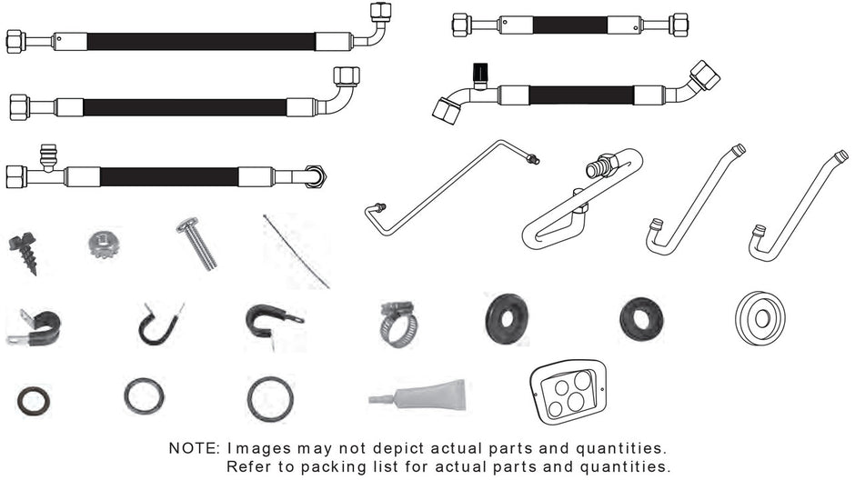 1966-70 Mopar B-Body SureFit® Reduced Barrier Standard Hose Kit