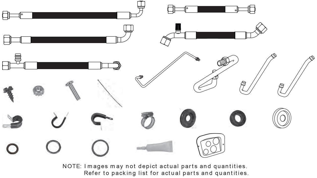 1966-70 Mopar B-Body SureFit® Reduced Barrier Standard Hose Kit