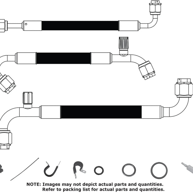 1970-74 Barracuda/Challenger with Factory Air SureFit® Reduced Barrier Standard Hose Kit