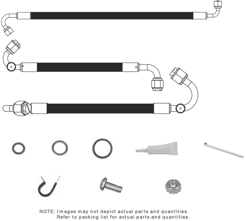 1955-57 Chevrolet Pickup SureFit® Reduced Barrier Standard Hose Kit