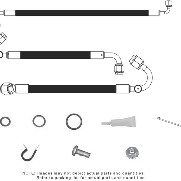 1955-57 Chevrolet Pickup SureFit® Reduced Barrier Standard Hose Kit