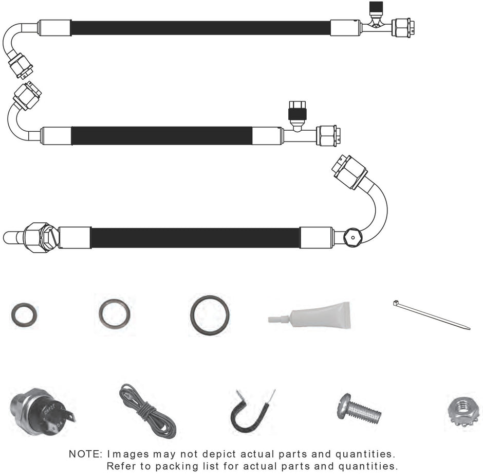 1958-59 Chevrolet Pickup SureFit® Reduced Barrier Standard Hose Kit