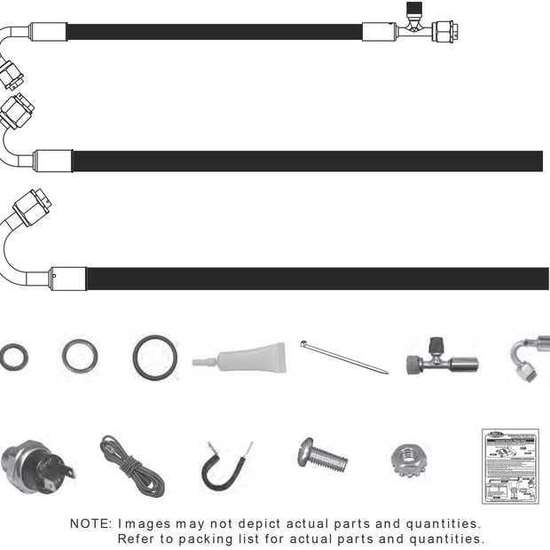 1958-59 Chevrolet Pickup SureFit® Reduced Barrier Modified Hose Kit
