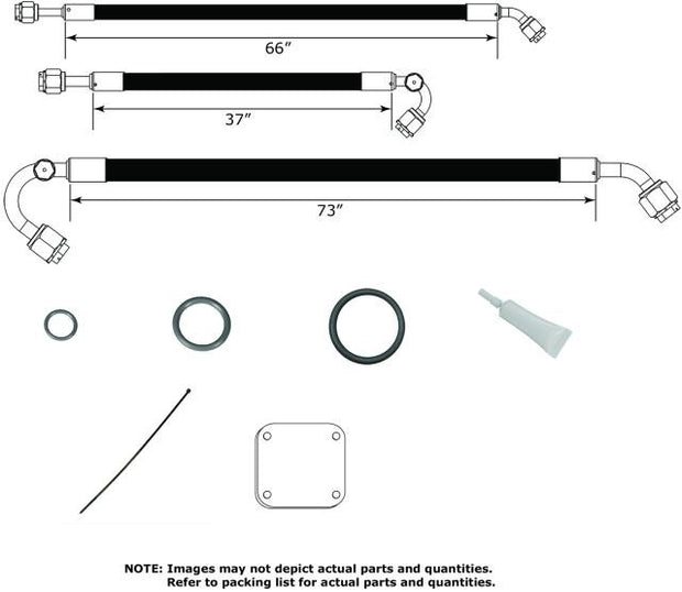 1968 Chevelle SureFit® Passenger-Side Reduced Barrier Standard Hose Kit