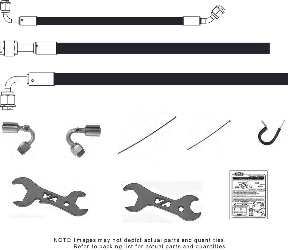 1955-56 Chevrolet Full-Size SureFit® Reduced Barrier Modified Hose Kit