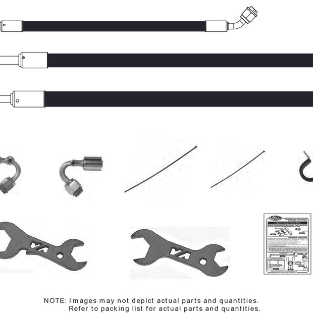 1955-56 Chevrolet Full-Size SureFit® Reduced Barrier Modified Hose Kit