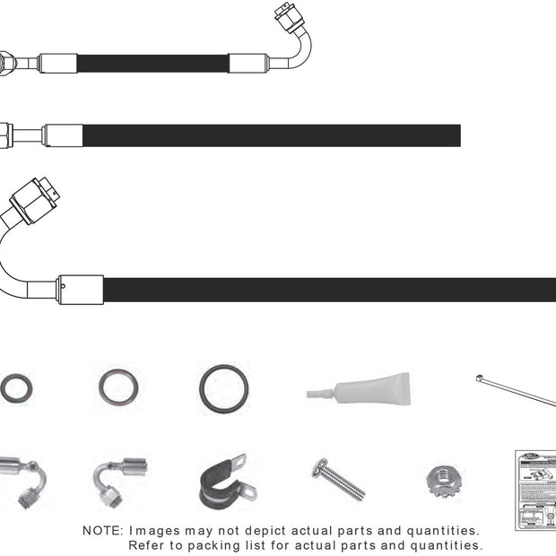 1947-55 Chevrolet Pickup 6-Cylinder SureFit® Reduced Barrier Modified Hose Kit