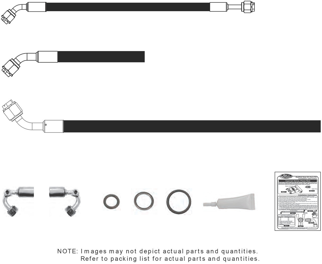 1970-81 Firebird SureFit® Reduced Barrier Modified Hose Kit
