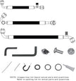 1963-67 Chevrolet Corvette without Factory Air SureFit® Reduced Barrier Standard Hose Kit